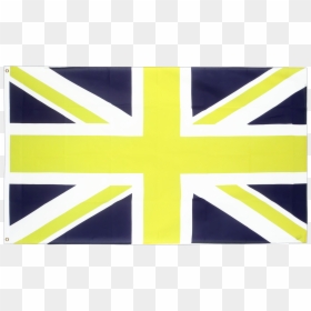 Union Jack Blue Yellow - Union Jack, HD Png Download - union jack png