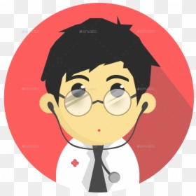 Thumb Image - Doctor Flat Design Png, Transparent Png - worker icon png