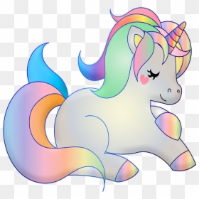 Unicornio, Arco Iris, Pastel, Colorido, Magia, Cuerno - Unicorn Pixabay, HD Png Download - unicornios png