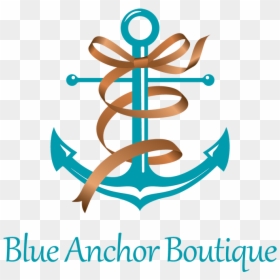 Elegant, Playful, Retail Logo Design For Blue Anchor - Graphic Design, HD Png Download - anchor.png
