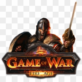 Game Of War Fire Age Logo - Game Of War Fire Age Title, HD Png Download - age png