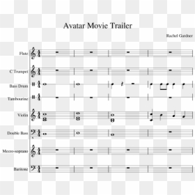 Avatar Movie Trailer Sheet Music, HD Png Download - avatar movie png