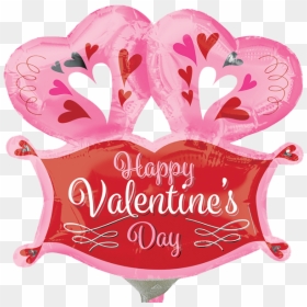 Globo Happy Valentines Day - Valentines Day Balloons Png, Transparent Png - happy valentines png