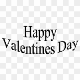 Happy Valentines Day Banner Black And White , Png Download - Thermal Industries, Transparent Png - happy valentines png