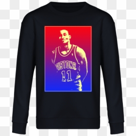 Long-sleeved T-shirt, HD Png Download - isiah thomas png