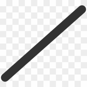 Diagonal Line Clip Art - Transparent Plastic Fork Clipart, HD Png Download - black underline png