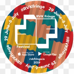 Rvkfringe Sticker Colourful Largelogoref@2x, HD Png Download - posters png