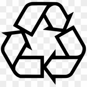 Recycle Sign - Recycle Icon White Png, Transparent Png - recycle sign png