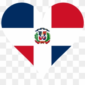Heart, Love, Dominican Republic, Island, Antilles - Dominican Republic Flag Heart, HD Png Download - dominican republic png