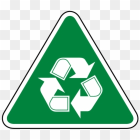 Recycle Logo In Triangle, HD Png Download - recycle sign png