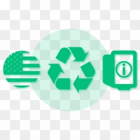 Transparent Recycle Icon Png - Simbolo Reciclagem Vetor, Png Download - recycle sign png