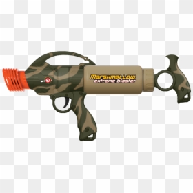 Camo Marshmallow Blaster, HD Png Download - blaster png