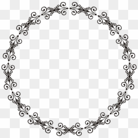Ornament,circle,fashion Accessory - Happy Birthday Black And White Border, HD Png Download - nappa png