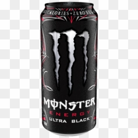 Energy Drink Png Free Download - Monster Energy Ultra Black, Transparent Png - energy drink png