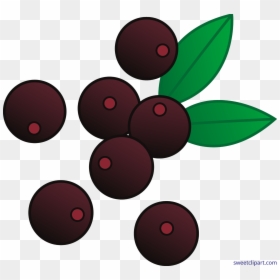 Clipart Free Library Berries Acai Clip Art - Red Berry Clipart, HD Png Download - acai png