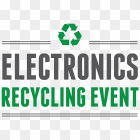 Electronics Recycling, HD Png Download - recycle sign png