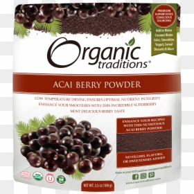 Organic Traditions Chlorella Powder, HD Png Download - acai png