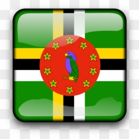 Green,rectangle,flag Of Dominica - Flag Of Dominican Republic Green, HD Png Download - dominican republic png