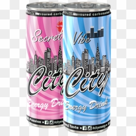Cans - Vibe City Energy, HD Png Download - energy drink png