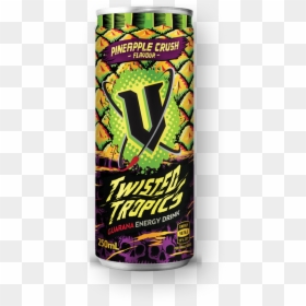 Transparent Energy Drinks Png - V Energy Twisted Tropics, Png Download - energy drink png