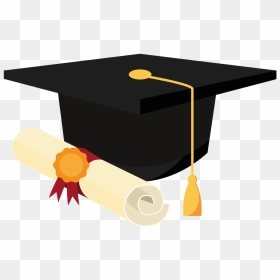 Graduation, Cap And Scroll, University Grad, University - Topi Wisuda, HD Png Download - grad png