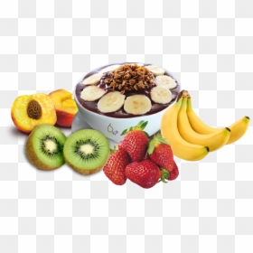 Distribuidora De Açaí Viver Açaí - Açaí Na Tigela Com Kiwi Png, Transparent Png - acai png