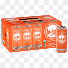 Blood Orange Hiball Energy Organic Juice Drink - Caffeinated Drink, HD Png Download - energy drink png