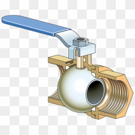 Ball Valve Globe Valve, HD Png Download - plumbing pipes png