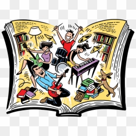 Library Rock, HD Png Download - story time png