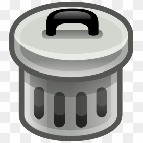 Trash Can - Animated Trash Can Gif, HD Png Download - trash emoji png