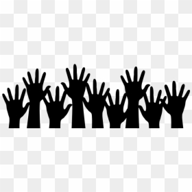 Volunteer Hands Png - Transparent Raising Hands Png, Png Download - waving hand png