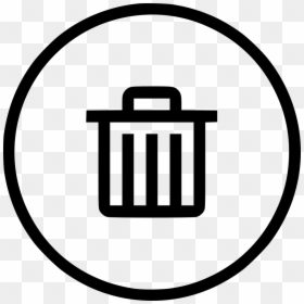 Delete Trash Dustbin Garbage Remove Recyclebin Ui - Icon Trash Blue Png, Transparent Png - trash emoji png