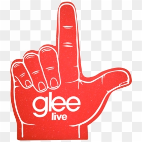 Glee Tour Foam Finger, HD Png Download - waving hand png