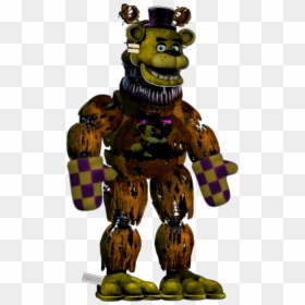 Fnaf 4 Nightmare Freddy Full Body, HD Png Download - fredbear png