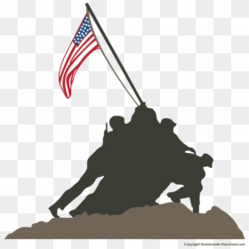 Us Marines Eagle Globe Anchor - Marine Corps War Memorial Silhouette, HD Png Download - marines png