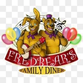 Transparent Fnaf Diner Baby - Fnaf Logo Fredbear Family Diner, HD Png Download - fredbear png