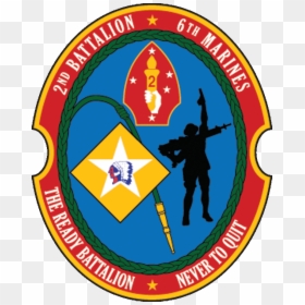 2nd Bn 6th Marines Sign, HD Png Download - marines png