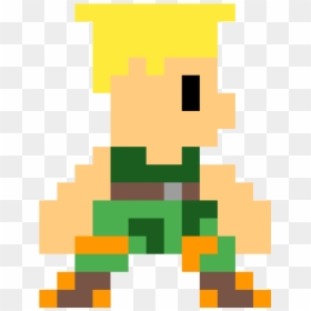 Pixel Art No Background, HD Png Download - guile png