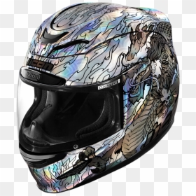 Icon Airmada Silver Legion Fullface Motorcycle Riding, HD Png Download - motorcycle icon png