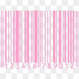 Transparent Png Barcode - Codigo De Barras Color Rosa, Png Download - barra png