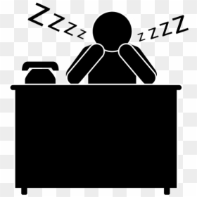 Sleep At Office Png, Transparent Png - sleepy png
