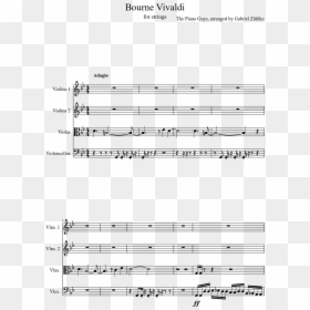Fade To Black Partitura Violin, HD Png Download - jason bourne png