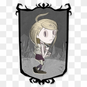 Kaede Akamatsu In The Style Of Don"t Starve , Png Download - Don T Starve Together Character Portraits, Transparent Png - dont starve png