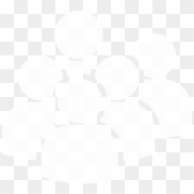 Team Transparent Black And White Many People Icon - Icon People Png White, Png Download - teamwork icon png