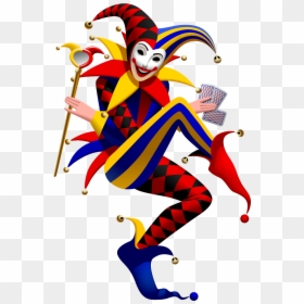 Funny Spades Clown Joker Vector Suit Playing Clipart - Playing Card Joker Png, Transparent Png - spades png