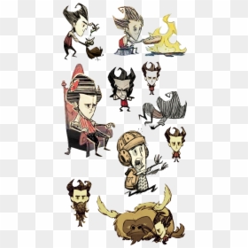 Don T Starve Wilson In Game, HD Png Download - dont starve png