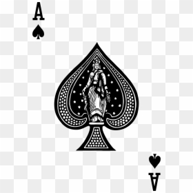 Ace Of Spades Logo Png Download - Ace Of Spades Bicycle Cards, Transparent Png - spades png