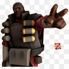Team Fortress 2 Black Guy, HD Png Download - tf2 soldier png