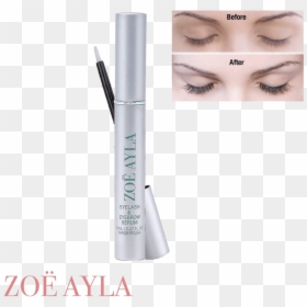 False Eyelashes Before And After, HD Png Download - evil eyebrows png