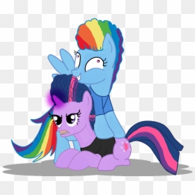 Pony Rainbow Dash Twilight Sparkle Butt-head Beavis - Beavis And Butthead My Little Pony, HD Png Download - beavis png